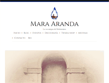 Tablet Screenshot of mara-aranda.com